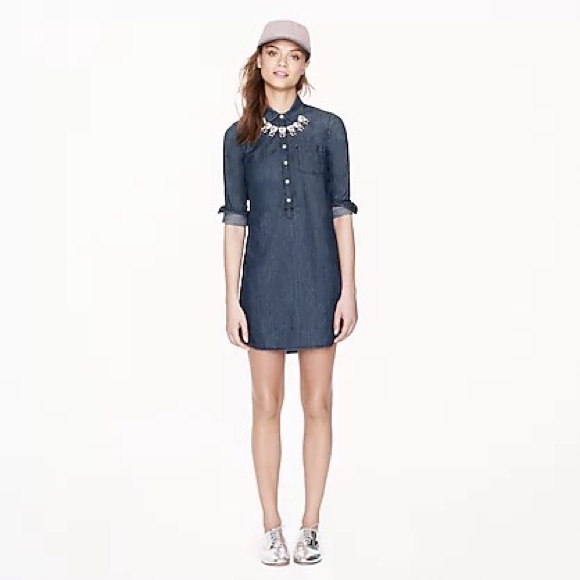 J. Crew Dresses & Skirts - J.Crew Denim Chambray Shirtdress